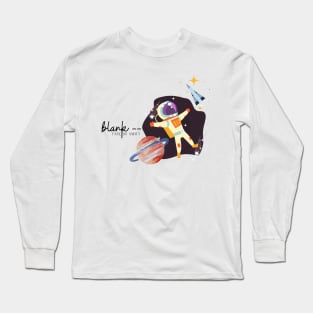 blank space Long Sleeve T-Shirt